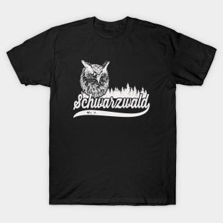 Schwarzwald Heimat mit Uhu T-Shirt